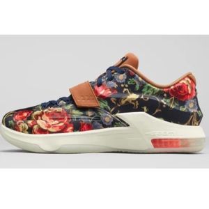 Nike KD VII EXT Floral QS midnight Navy. Size 11